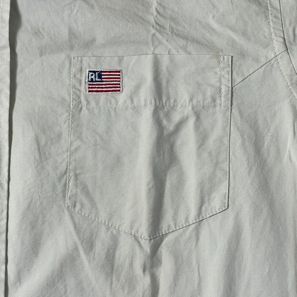 Polo Ralph Lauren Women's Cream Button-Front Shirt Dress - Picture 5 of 16